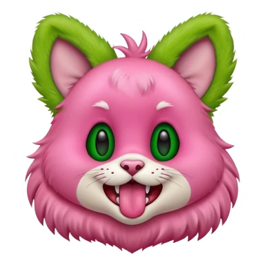 Labubu sticking out tongue sticker