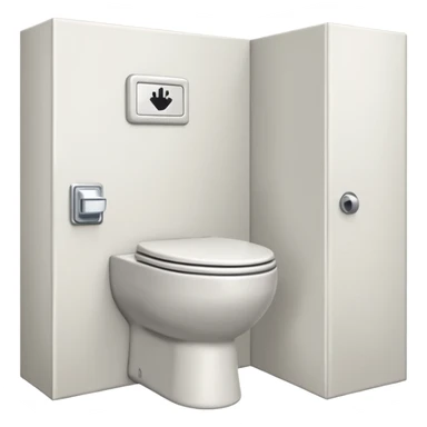 toilet cubicle sticker