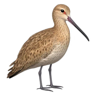 marbled godwit sticker