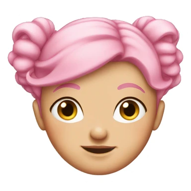 fat beautiful pink haired princess sticker