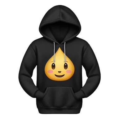 Black hoodie with inscription “Ten’s Beauty” sticker