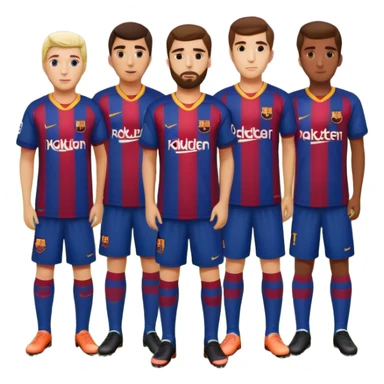 Barcelona soccer team sticker