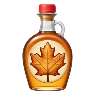Maple syrup sticker