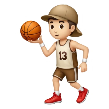 mushroom coffee basketball sticker