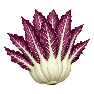 white pointy radicchio sticker