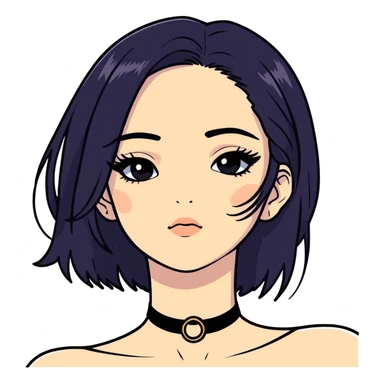 Emo y2k girl  sticker