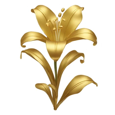 gilded lily sticker