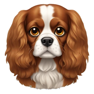 king charles spaniel dog happy sticker