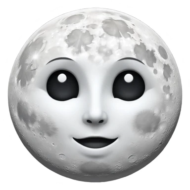 1/4 white moon in black sky sticker