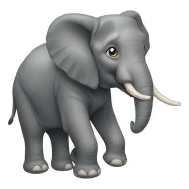 Tortu sur un éléphant sticker