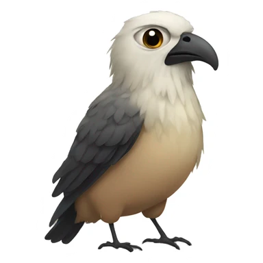 traumatized bird sticker