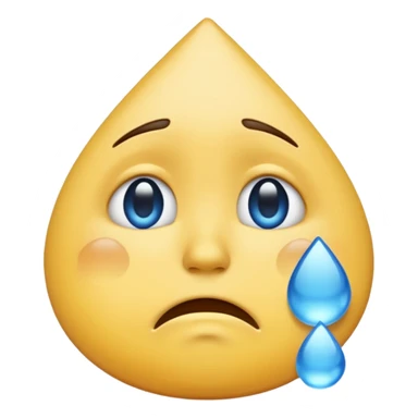 Low quality crying emoji sticker