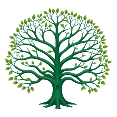 green mind mapping sticker