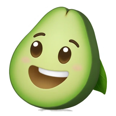 Happy Avocado sticker
