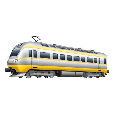 Australian passenger train (Iconic colour: Silver and yellow) sticker