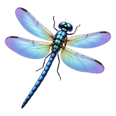 Periwinkle Dragonglfly emoji sticker