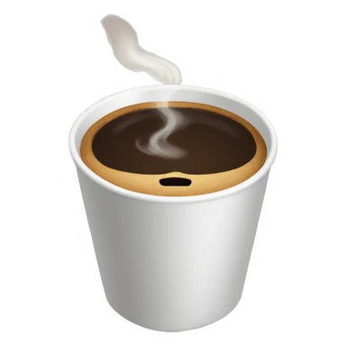 Coffee cup sticker