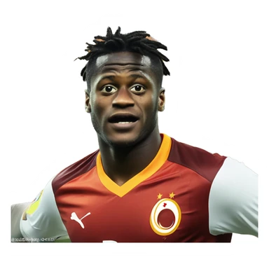the player of the football team Galatasaray Mishi Batshuayi says Akif to go to work sticker