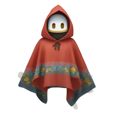 Studio ghibli poncho sticker