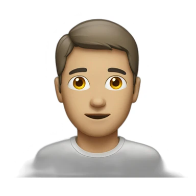 A person without eyes sticker