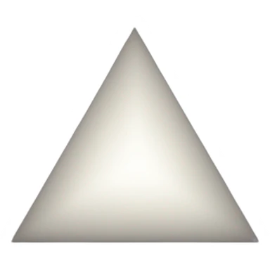 White full triangle sticker