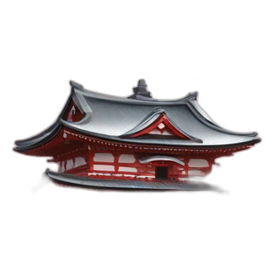 Japanese Temple sticker