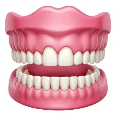 prótesis dental completa sticker
