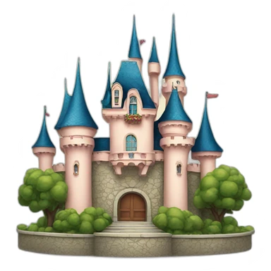 Chateau disneyland sticker