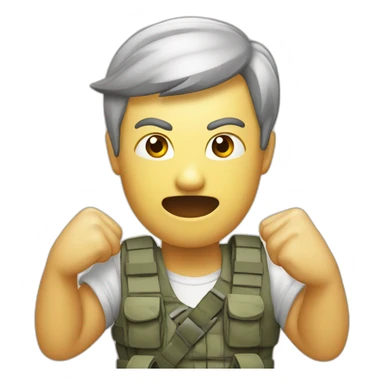 IELTS-fighting sticker