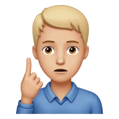 showing with your big finger on the neck  sticker