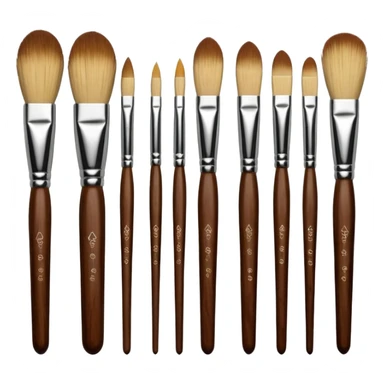 artist brushes sticker