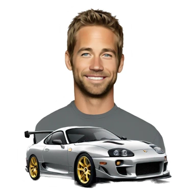 Supra Paul Walker  sticker