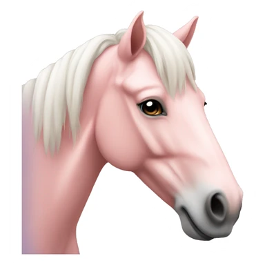 Light pink horse sticker