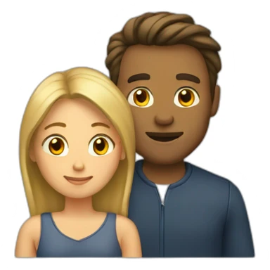 Homme qui porte sa femme sticker