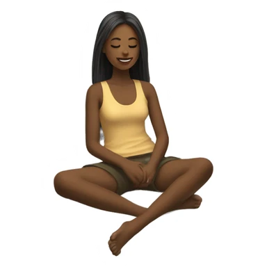 Relax girl  sticker