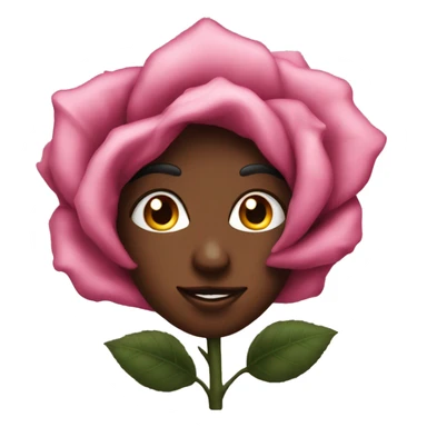 Rose noir fané sticker