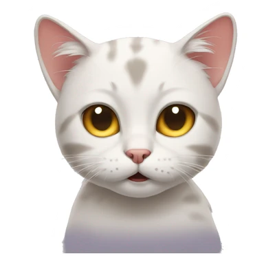 Cat cries sticker
