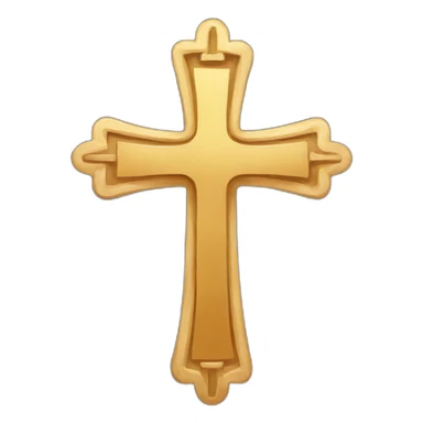 Catholic cross sticker