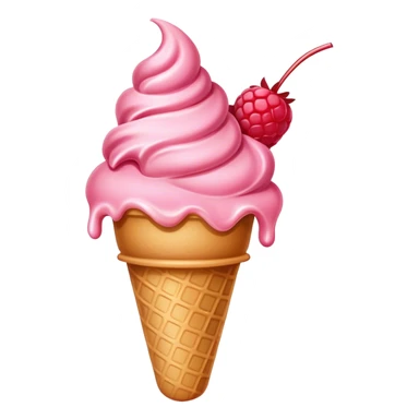 Raspberry flavoured ice cream  sticker