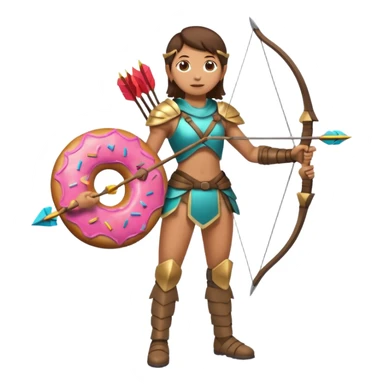 Donut Archer full body sticker