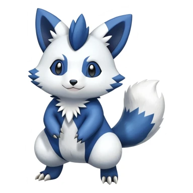 Shiny Furret-Oshawott-Meowstic-Zangoose-Hybrid (Full body) sticker