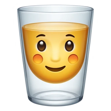 empty cup glass sticker