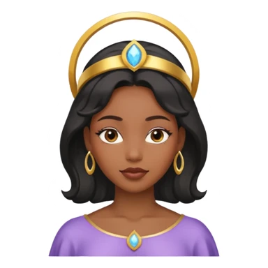 woman of God (black girl, super feminine and pretty) sticker