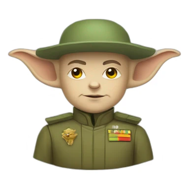 Yoda general Ukraine army   sticker