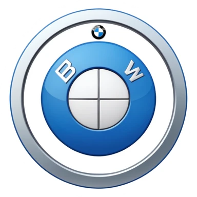 Convert bmw logo to emoji as it is sticker