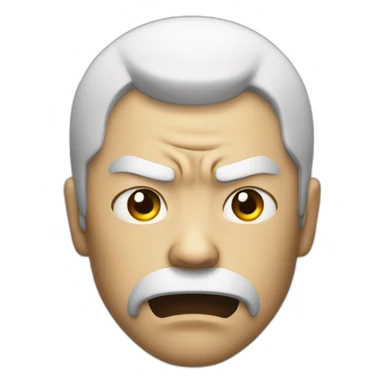 angry japanese sticker