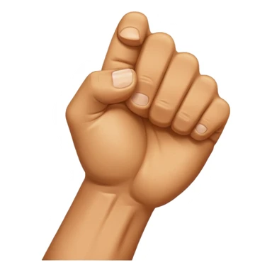 punch hand sticker