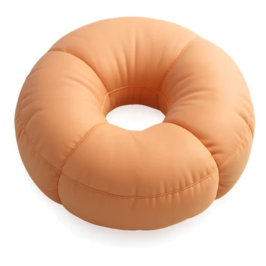 a donut in cushion style sticker