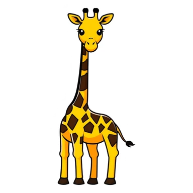 Giraffe sticker