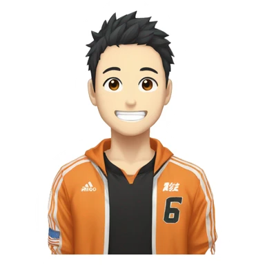 Tsuki haikyuu sticker